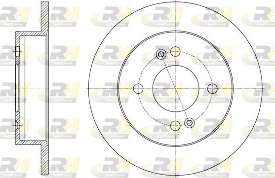 Roadhouse 61609.00 - Brake Disc autospares.lv