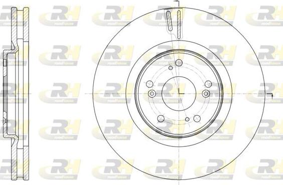 Roadhouse 61607.10 - Brake Disc autospares.lv