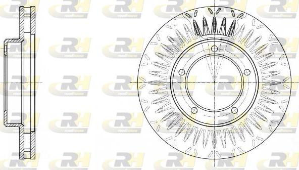 Roadhouse 61687.10 - Brake Disc autospares.lv