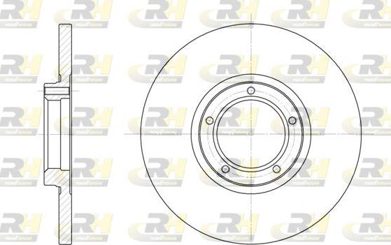 Roadhouse 6163.00 - Brake Disc autospares.lv