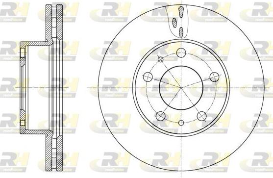 Roadhouse 61637.10 - Brake Disc autospares.lv