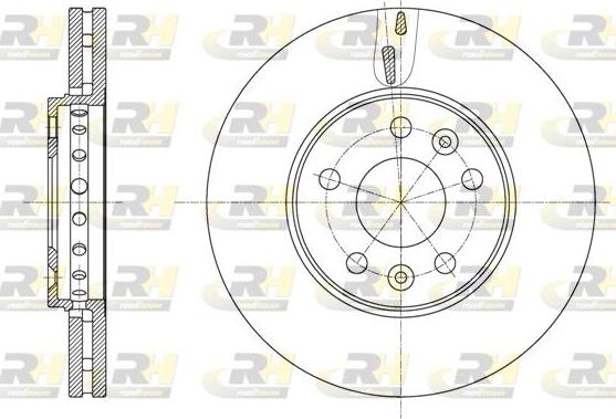 Roadhouse 61625.10 - Brake Disc autospares.lv