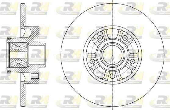 Roadhouse 61626.20 - Brake Disc autospares.lv