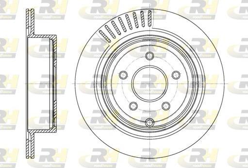 Roadhouse 61091.10 - Brake Disc autospares.lv