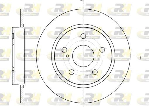 Roadhouse 61044.00 - Brake Disc autospares.lv