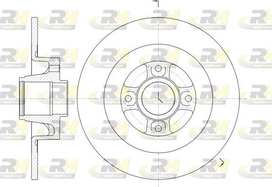 Roadhouse 61047.00 - Brake Disc autospares.lv