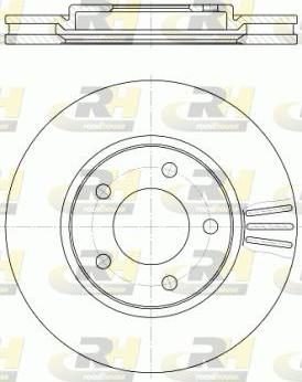 Roadhouse 61047.10 - Brake Disc autospares.lv