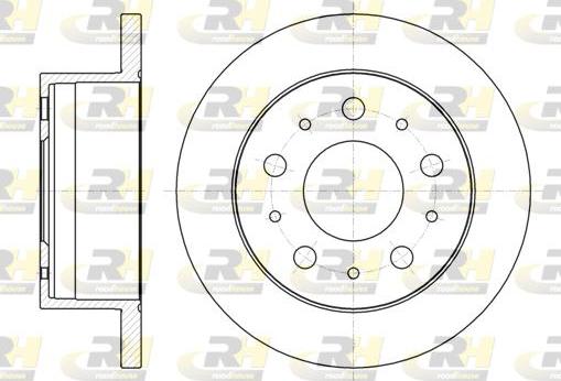 Roadhouse 61056.00 - Brake Disc autospares.lv