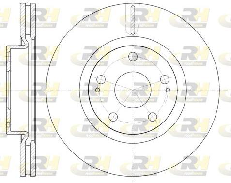 Roadhouse 61050.10 - Brake Disc autospares.lv