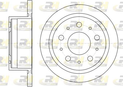 Roadhouse 61057.00 - Brake Disc autospares.lv