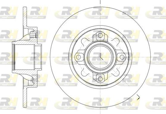 Roadhouse 61060.00 - Brake Disc autospares.lv