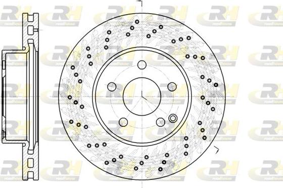 Roadhouse 61068.10 - Brake Disc autospares.lv