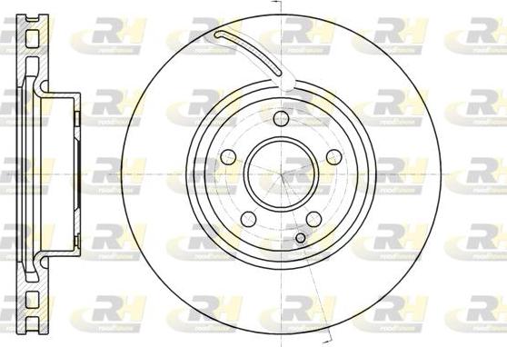 Roadhouse 61067.10 - Brake Disc autospares.lv