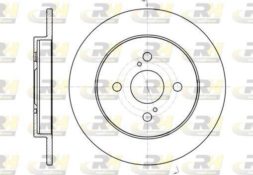 Roadhouse 61004.00 - Brake Disc autospares.lv