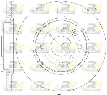 Roadhouse 61003.10 - Brake Disc autospares.lv