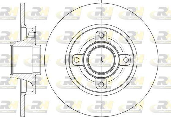 Roadhouse 61014.00 - Brake Disc autospares.lv