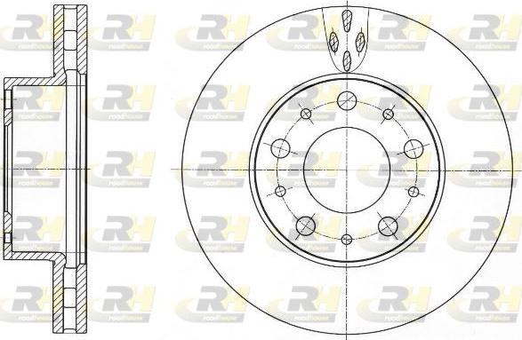 Roadhouse 61015.10 - Brake Disc autospares.lv