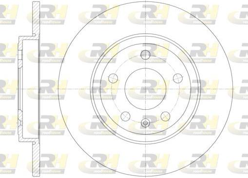 Roadhouse 61011.00 - Brake Disc autospares.lv