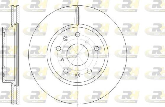 Roadhouse 61018.10 - Brake Disc autospares.lv