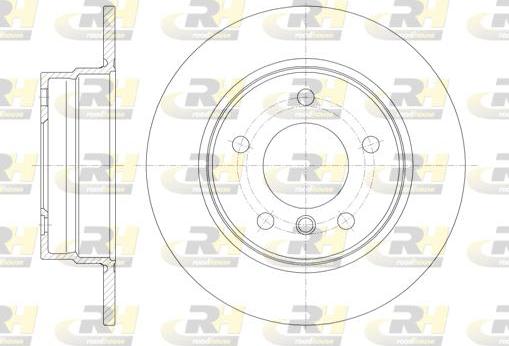 Roadhouse 61013.00 - Brake Disc autospares.lv