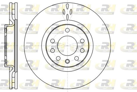 Roadhouse 61017.10 - Brake Disc autospares.lv