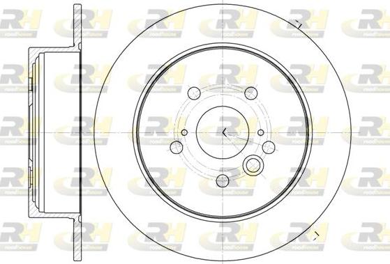 Roadhouse 61089.00 - Brake Disc autospares.lv