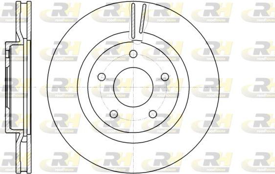 Roadhouse 61087.10 - Brake Disc autospares.lv