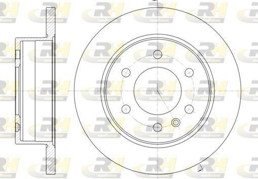 Roadhouse 61035.00 - Brake Disc autospares.lv