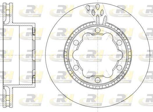 Roadhouse 61036.10 - Brake Disc autospares.lv