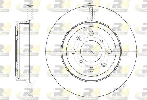 Roadhouse 61038.10 - Brake Disc autospares.lv