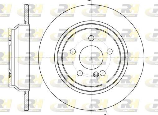 Roadhouse 61033.00 - Brake Disc autospares.lv