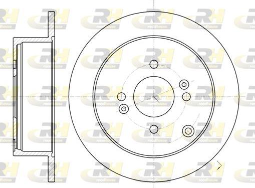 Roadhouse 61024.00 - Brake Disc autospares.lv