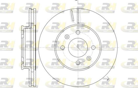 Roadhouse 61023.10 - Brake Disc autospares.lv