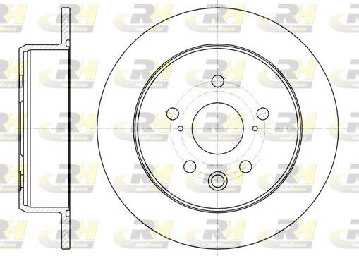 Roadhouse 61075.00 - Brake Disc autospares.lv