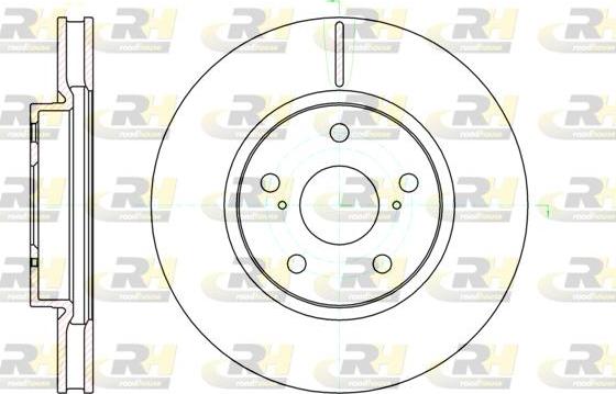 Roadhouse 61076.10 - Brake Disc autospares.lv