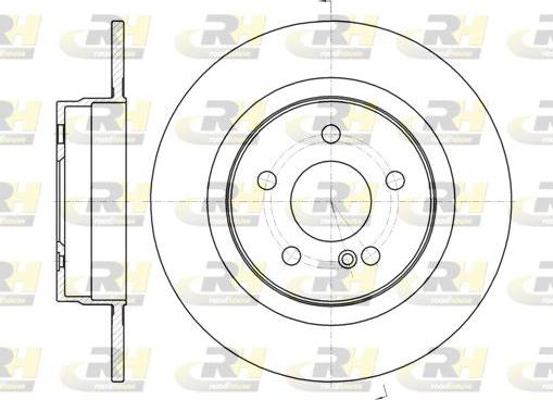 Roadhouse 61070.00 - Brake Disc autospares.lv