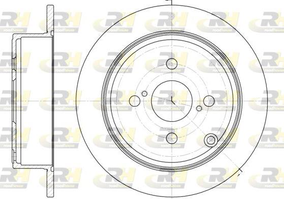 Roadhouse 61073.00 - Brake Disc autospares.lv