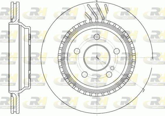 Roadhouse 61072.10 - Brake Disc autospares.lv