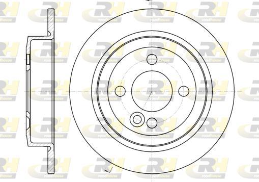 Roadhouse 61195.00 - Brake Disc autospares.lv