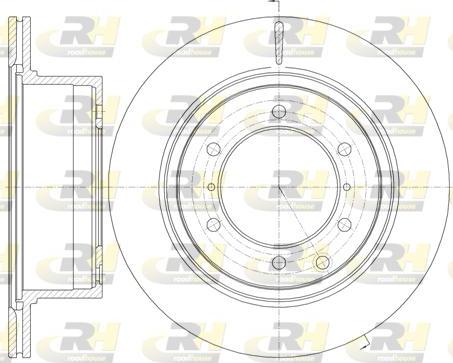 Roadhouse 61159.10 - Brake Disc autospares.lv