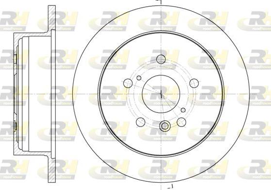 Roadhouse 61158.00 - Brake Disc autospares.lv