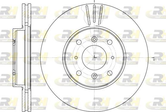 Roadhouse 61153.10 - Brake Disc autospares.lv