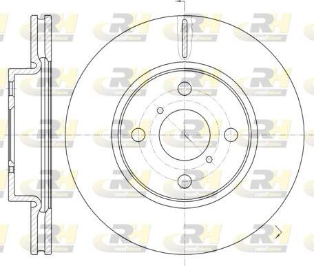 Roadhouse 61169.10 - Brake Disc autospares.lv