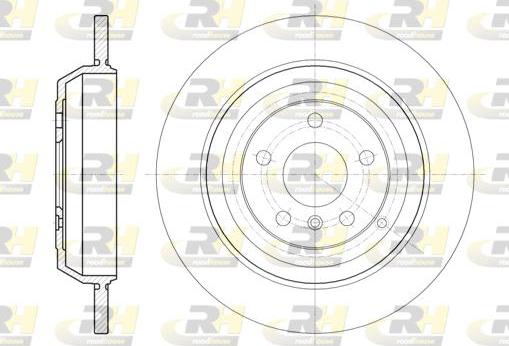 Roadhouse 61166.00 - Brake Disc autospares.lv