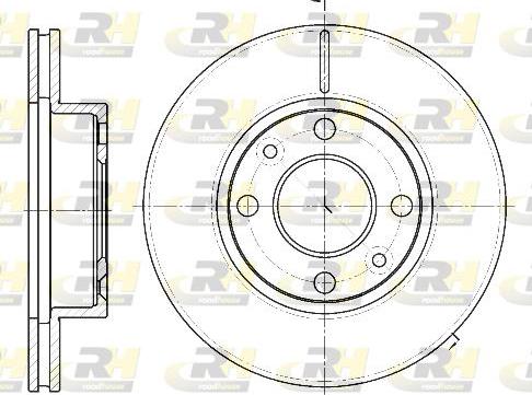 Roadhouse 61162.10 - Brake Disc autospares.lv