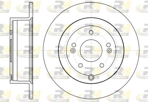 Roadhouse 61106.00 - Brake Disc autospares.lv