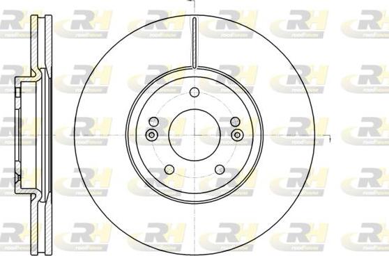 Roadhouse 61102.10 - Brake Disc autospares.lv