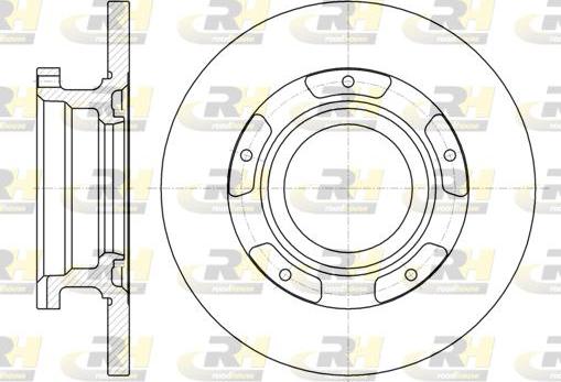 Roadhouse 61107.00 - Brake Disc autospares.lv