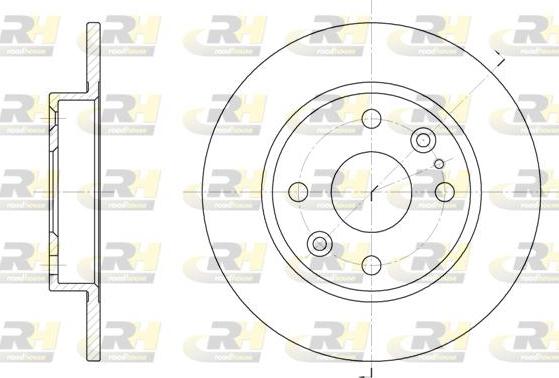 Roadhouse 61119.00 - Brake Disc autospares.lv