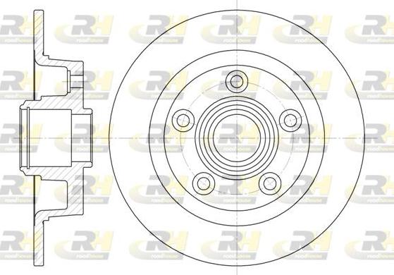 Roadhouse 61114.00 - Brake Disc autospares.lv